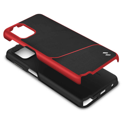 ZIZO DIVISION Series Moto G Stylus (2021) Case - Black & Red