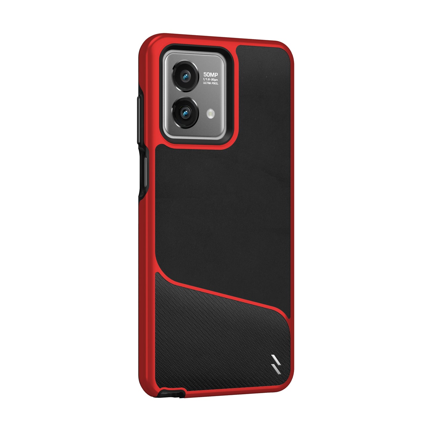 ZIZO DIVISION Series moto g stylus (2023) Case - Black & Red