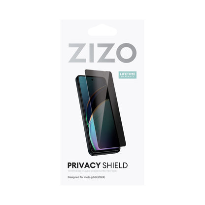 ZIZO PRIVACY Tempered Glass Screen Protector for moto g 5G (2024) - Privacy