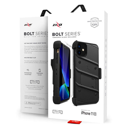 ZIZO BOLT Series iPhone 11 Case - Black