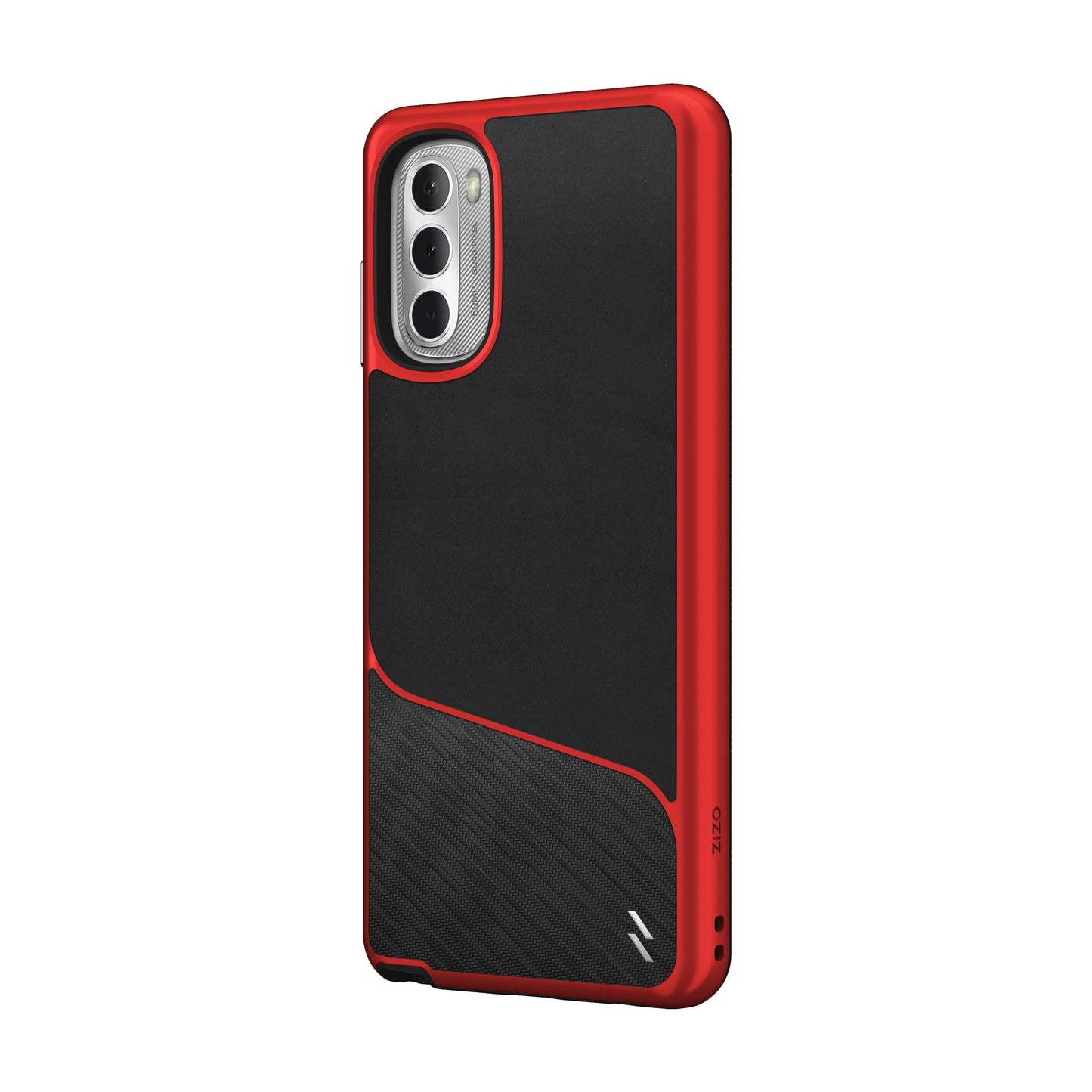 ZIZO DIVISION Series moto g STYLUS 5G (2022) Case - Black & Red