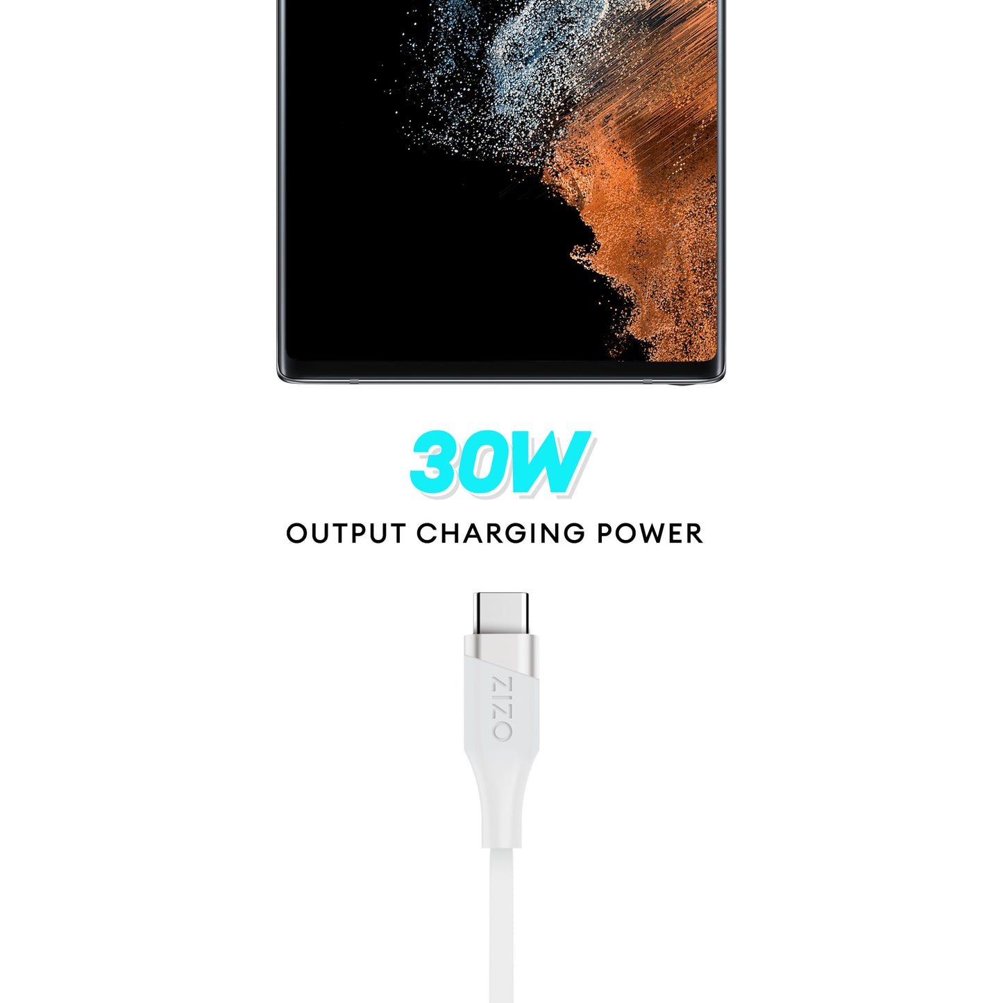 ZIZO PowerVault Cable USB-C to USB-C 6FT