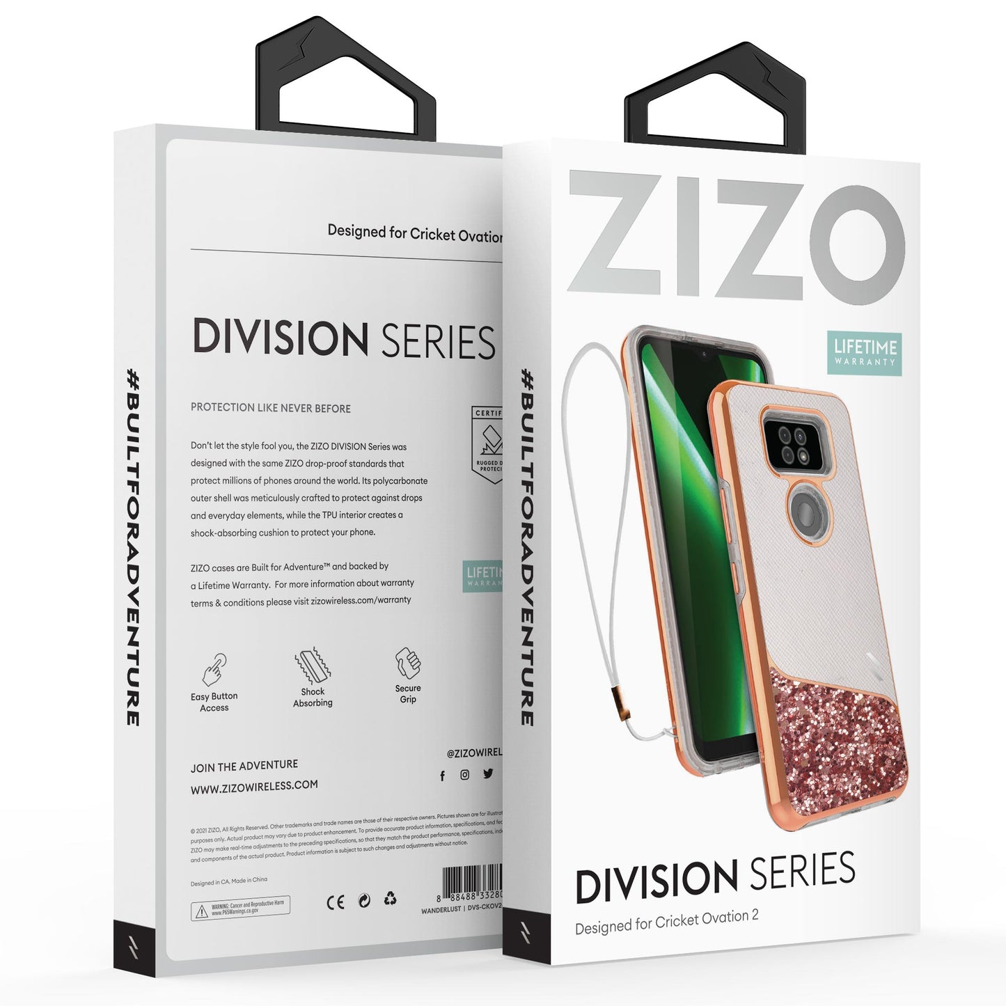ZIZO DIVISION Series Cricket Ovation 2 Case - Wanderlust