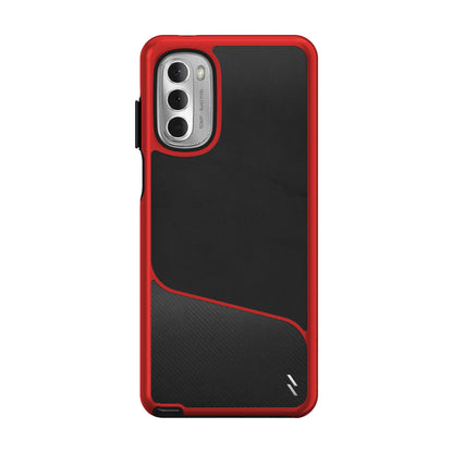 ZIZO DIVISION Series moto g STYLUS 5G (2022) Case - Black & Red