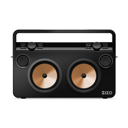 ZIZO Retro 30W Portable Wireless Speaker - Black