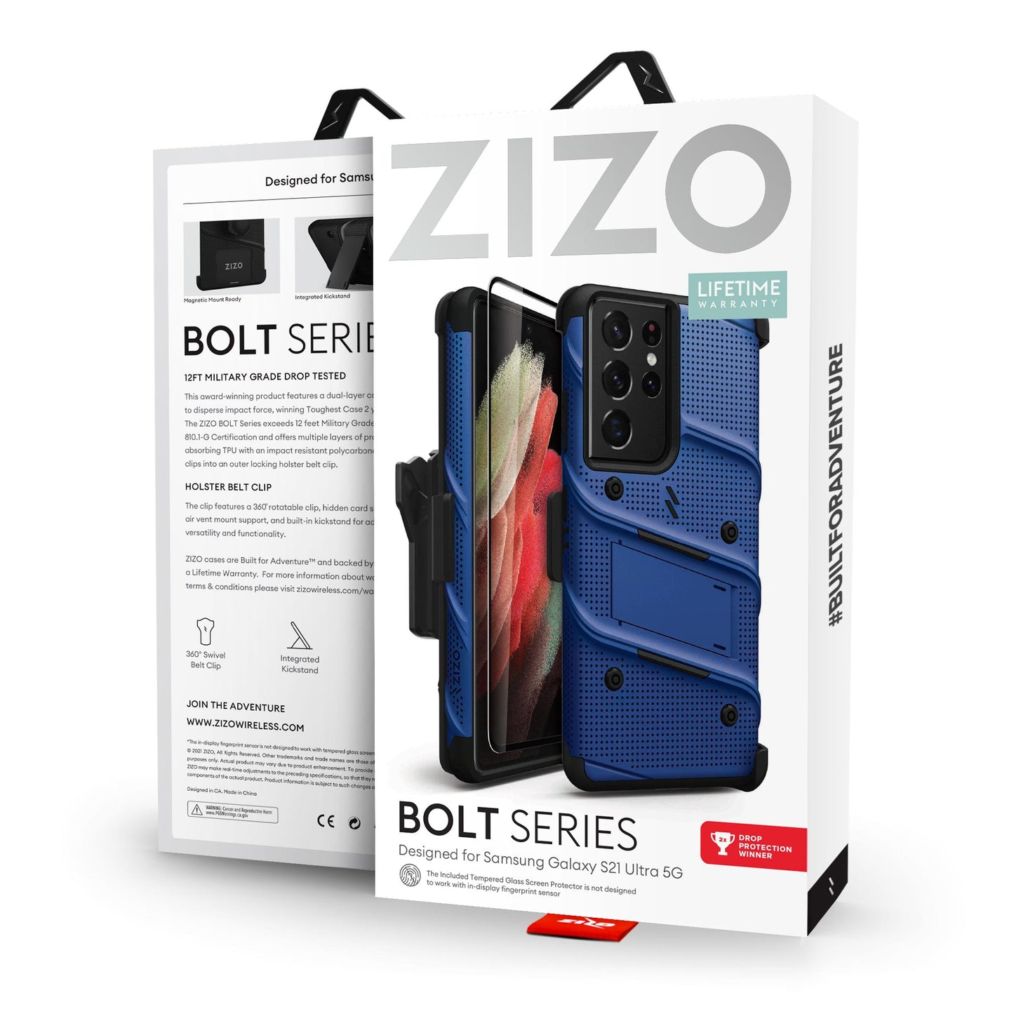 ZIZO BOLT Series Galaxy S21 Ultra 5G Case