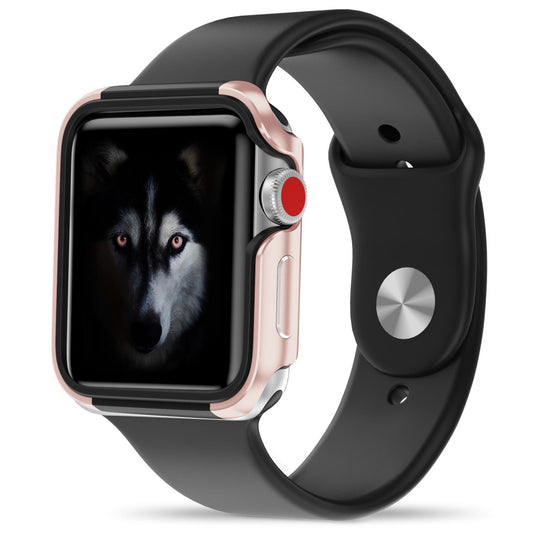 Zizo Shock Series for Apple Watch 42mm, Aluminum Metal Bumper Hybrid Case