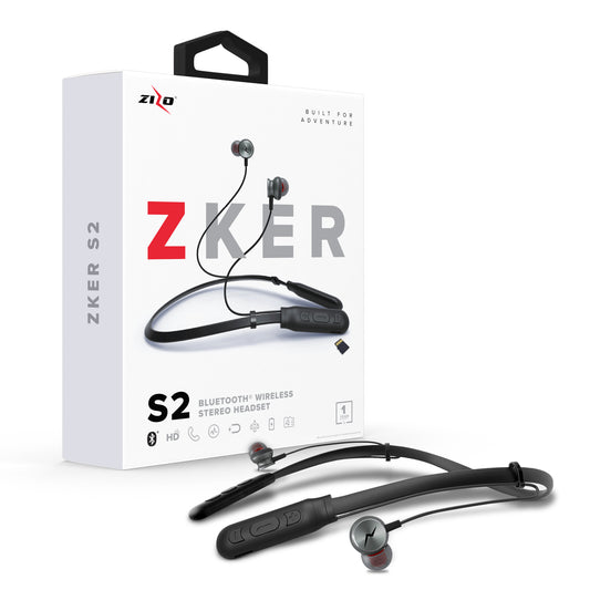 ZIZO ZKER S2 Wireless Bluetooth Neckband Headset