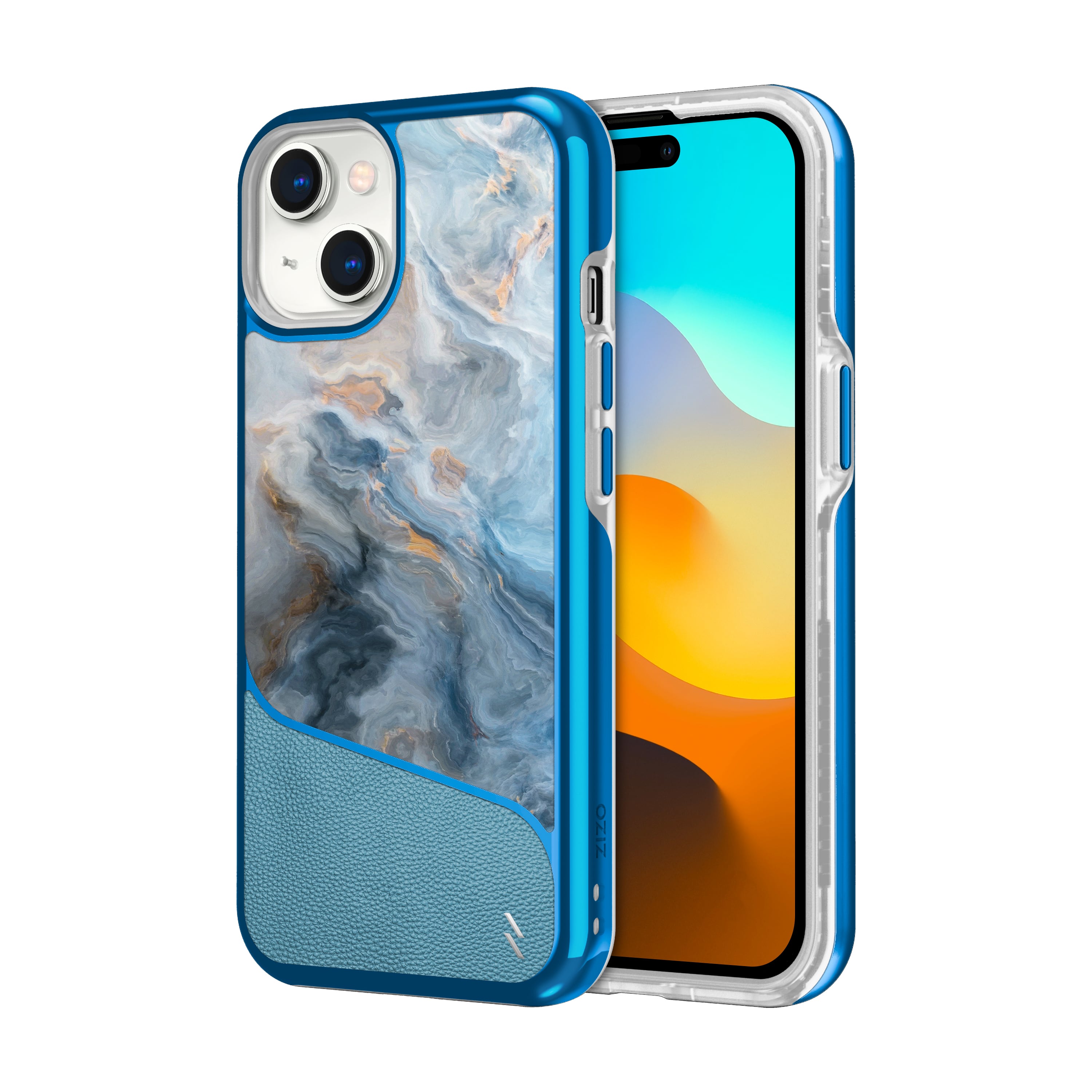 ZIZO DIVISION Series iPhone 15 Case Marble ZIZO Wireless