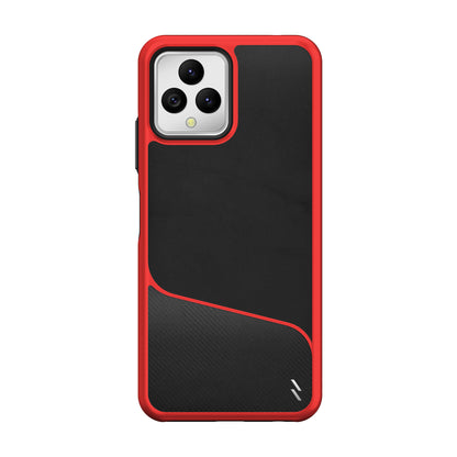 ZIZO DIVISION Series T-Mobile REVVL 6 5G Case - Black & Red